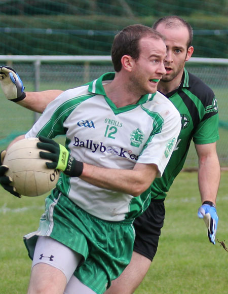 Action from the league match against Naomh Bríd.