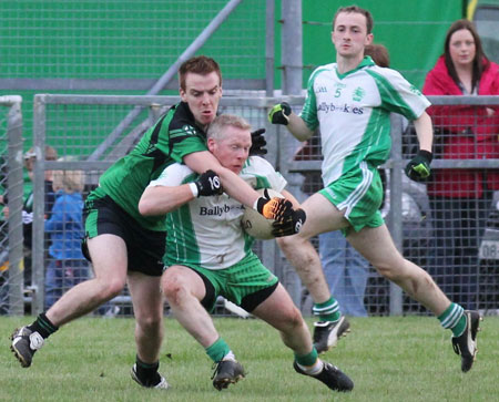 Action from the league match against Naomh Bríd.