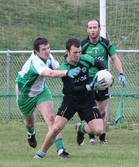 Action from the league match against Naomh Bríd.