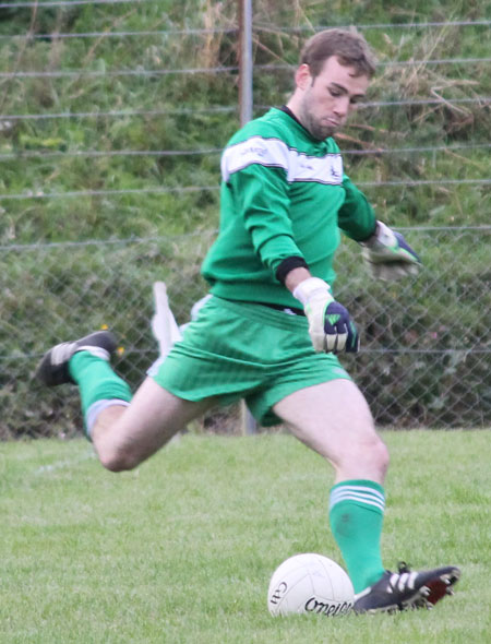 Action from the league match against Naomh Bríd.