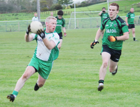 Action from the league match against Naomh Bríd.