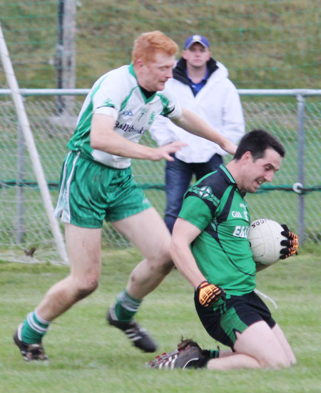 Action from the league match against Naomh Bríd.