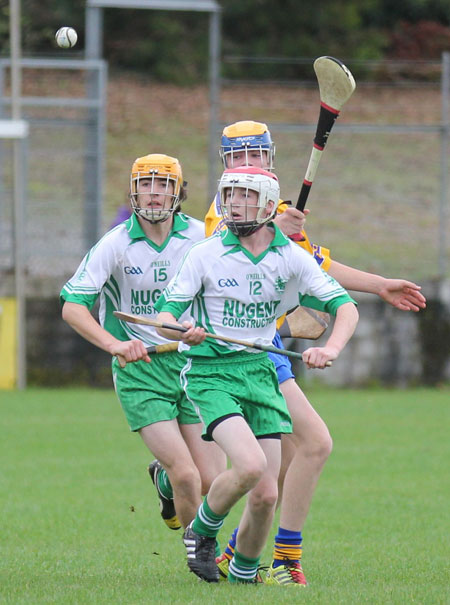 Action from the Aodh Ruadh v Burt game.