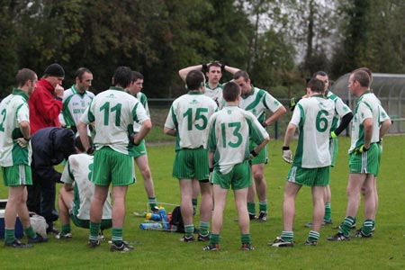 Action from the intermediate reserve football championship match against Saint Naul's.