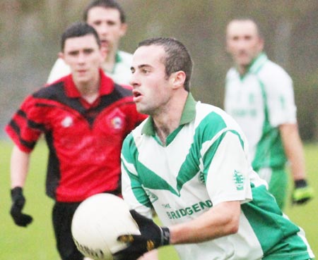 Action from the intermediate reserve football championship match against Saint Naul's.