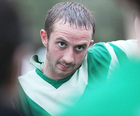 Action from the intermediate reserve football championship match against Saint Naul's.