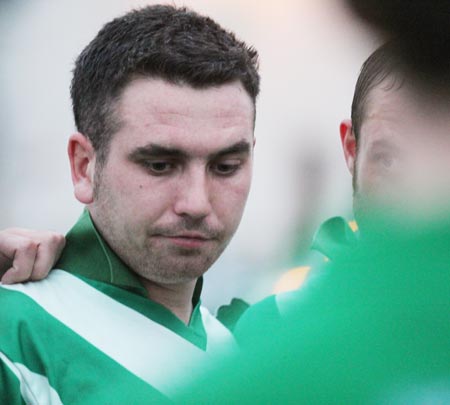 Action from the intermediate reserve football championship match against Saint Naul's.