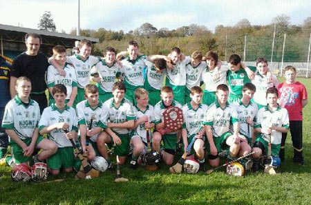 Action from the Aodh Ruadh v Buncrana game.