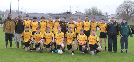 Action from the under 16 Ulster championship quarter final against Ramor United.