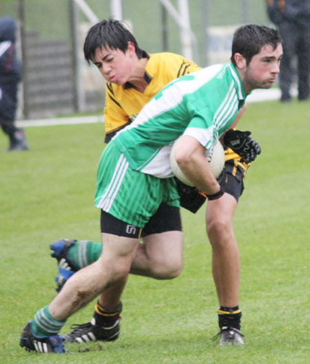 Action from the under 16 Ulster championship quarter final against Ramor United.