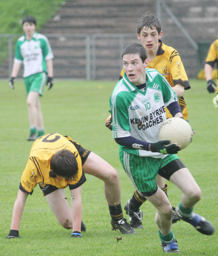 Action from the under 16 Ulster championship quarter final against Ramor United.