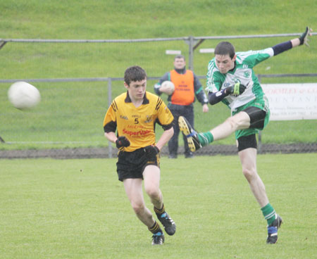 Action from the under 16 Ulster championship quarter final against Ramor United.