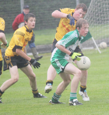 Action from the under 16 Ulster championship quarter final against Ramor United.