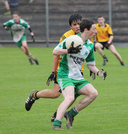 Action from the under 16 Ulster championship quarter final against Ramor United.