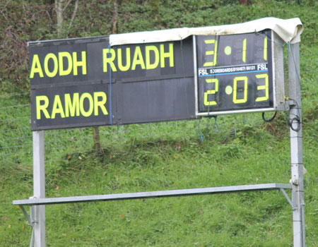 Action from the under 16 Ulster championship quarter final against Ramor United.