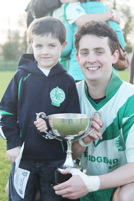 Action from the intermediate reserve football championship match against Saint Naul's.