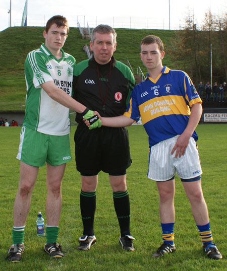 Action from the under 16 Ulster championship semi-final against O'Donovan Rossa.