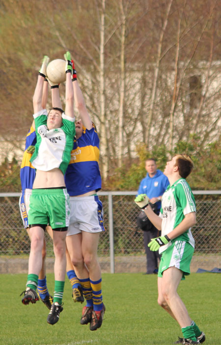 Action from the under 16 Ulster championship semi-final against O'Donovan Rossa.