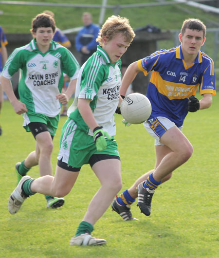 Action from the under 16 Ulster championship semi-final against O'Donovan Rossa.