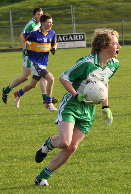 Action from the under 16 Ulster championship semi-final against O'Donovan Rossa.