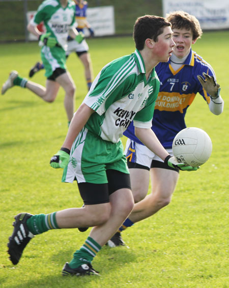 Action from the under 16 Ulster championship semi-final against O'Donovan Rossa.