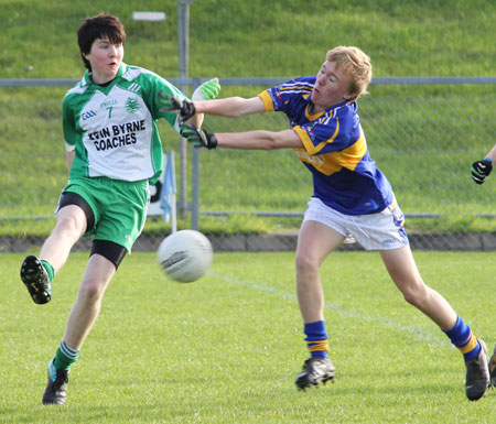 Action from the under 16 Ulster championship semi-final against O'Donovan Rossa.