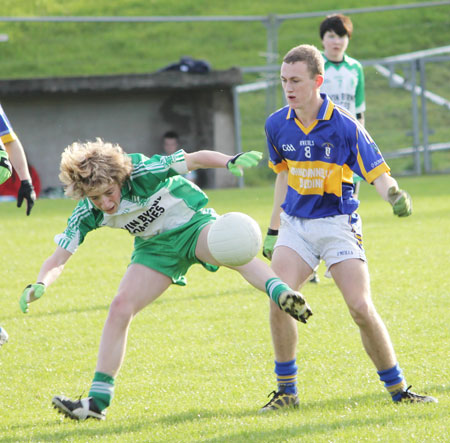 Action from the under 16 Ulster championship semi-final against O'Donovan Rossa.