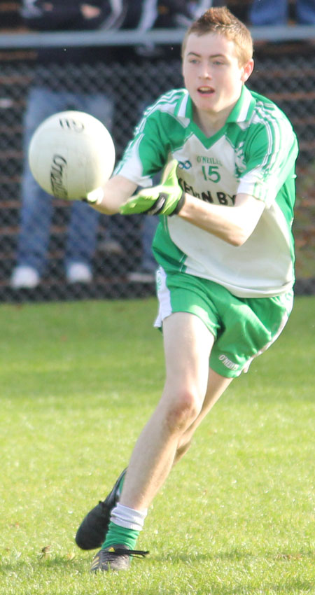 Action from the under 16 Ulster championship semi-final against O'Donovan Rossa.