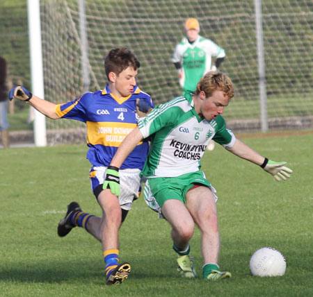 Action from the under 16 Ulster championship semi-final against O'Donovan Rossa.