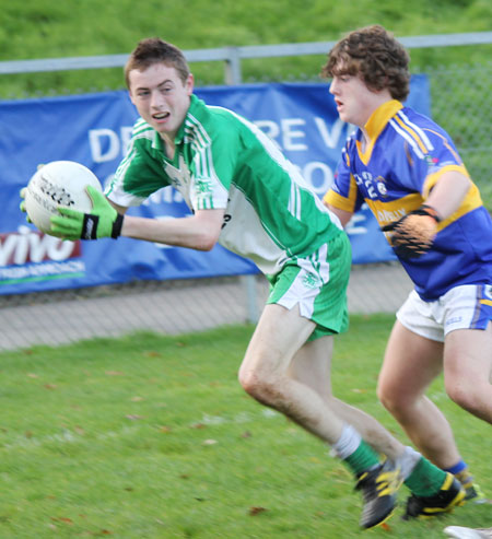 Action from the under 16 Ulster championship semi-final against O'Donovan Rossa.