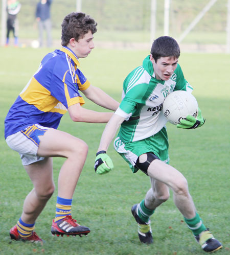 Action from the under 16 Ulster championship semi-final against O'Donovan Rossa.