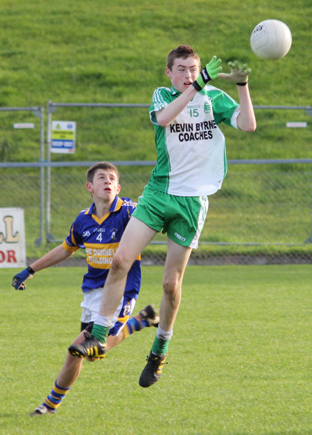 Action from the under 16 Ulster championship semi-final against O'Donovan Rossa.