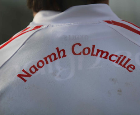 Action from the Senior Reserve Football Division 3 match against Naomh Colmcille.