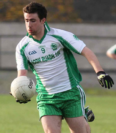 Action from the Senior Reserve Football Division 3 match against Naomh Colmcille.