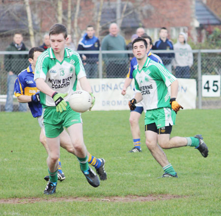 Action from the under 16 Ulster championship semi-final replay against O'Donovan Rossa.