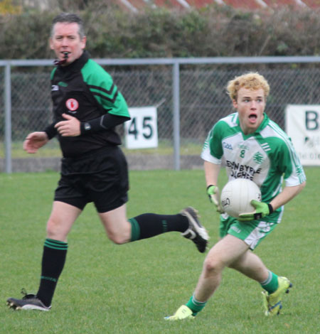 Action from the under 16 Ulster championship semi-final replay against O'Donovan Rossa.