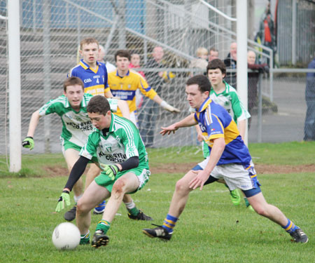 Action from the under 16 Ulster championship semi-final replay against O'Donovan Rossa.