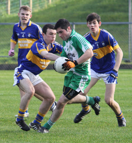 Action from the under 16 Ulster championship semi-final replay against O'Donovan Rossa.