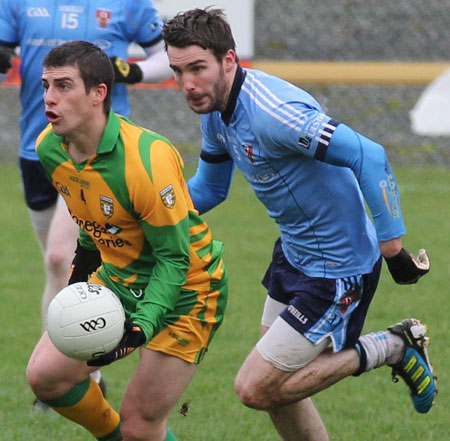 Action from the Power NI Dr McKenna cup match against University of Ulster, Jordanstown.