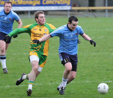 Action from the Power NI Dr McKenna cup match against University of Ulster, Jordanstown.