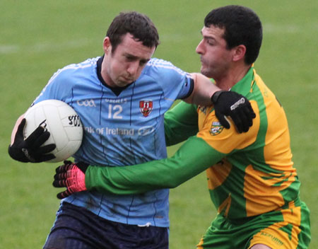 Action from the Power NI Dr McKenna cup match against University of Ulster, Jordanstown.