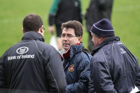 Action from the Power NI Dr McKenna cup match against University of Ulster, Jordanstown.