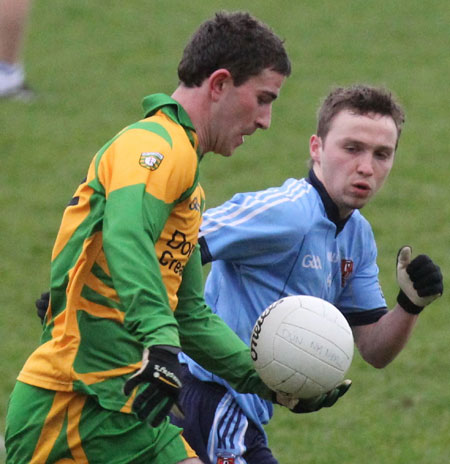 Action from the Power NI Dr McKenna cup match against University of Ulster, Jordanstown.