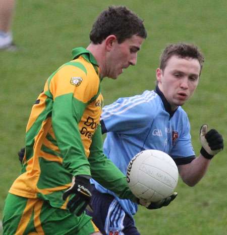 Action from the Power NI Dr McKenna cup match against University of Ulster, Jordanstown.