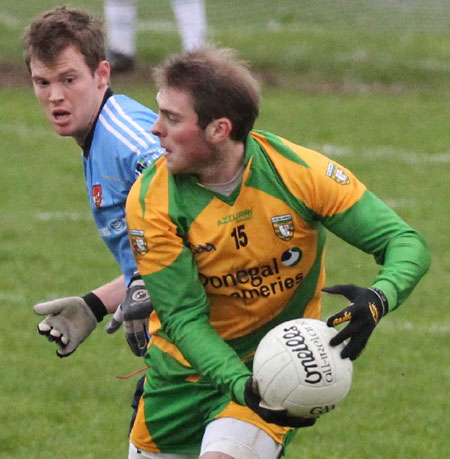 Action from the Power NI Dr McKenna cup match against University of Ulster, Jordanstown.