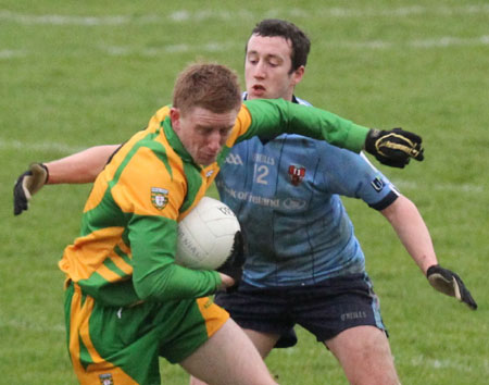 Action from the Power NI Dr McKenna cup match against University of Ulster, Jordanstown.