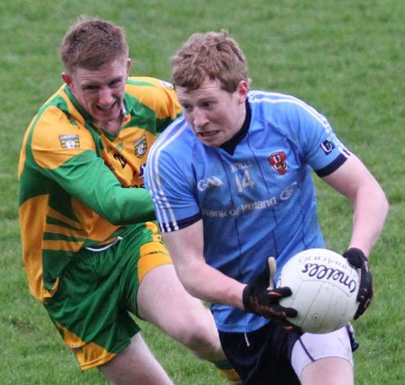 Action from the Power NI Dr McKenna cup match against University of Ulster, Jordanstown.