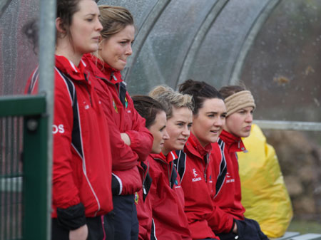 Action from the 2012 NFL division two clash between Donegal and Cork in Pirc Aoidh Ruaidh.