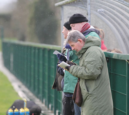 Action from the 2012 NFL division two clash between Donegal and Cork in Pirc Aoidh Ruaidh.