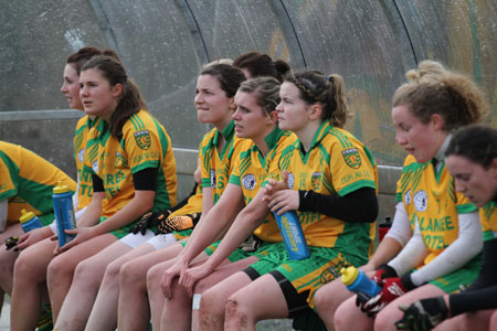 Action from the 2012 NFL division two clash between Donegal and Cork in Pirc Aoidh Ruaidh.